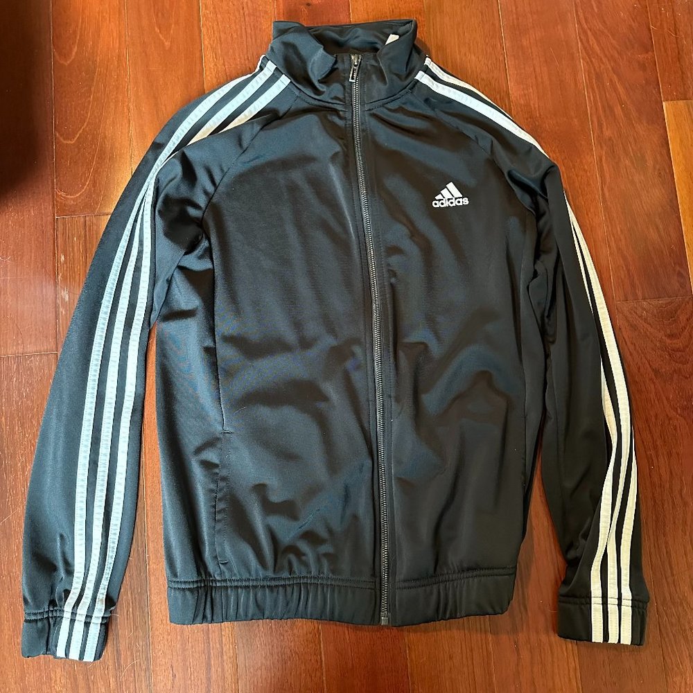 adidas Women's 3-Stripe Black Track Jacket